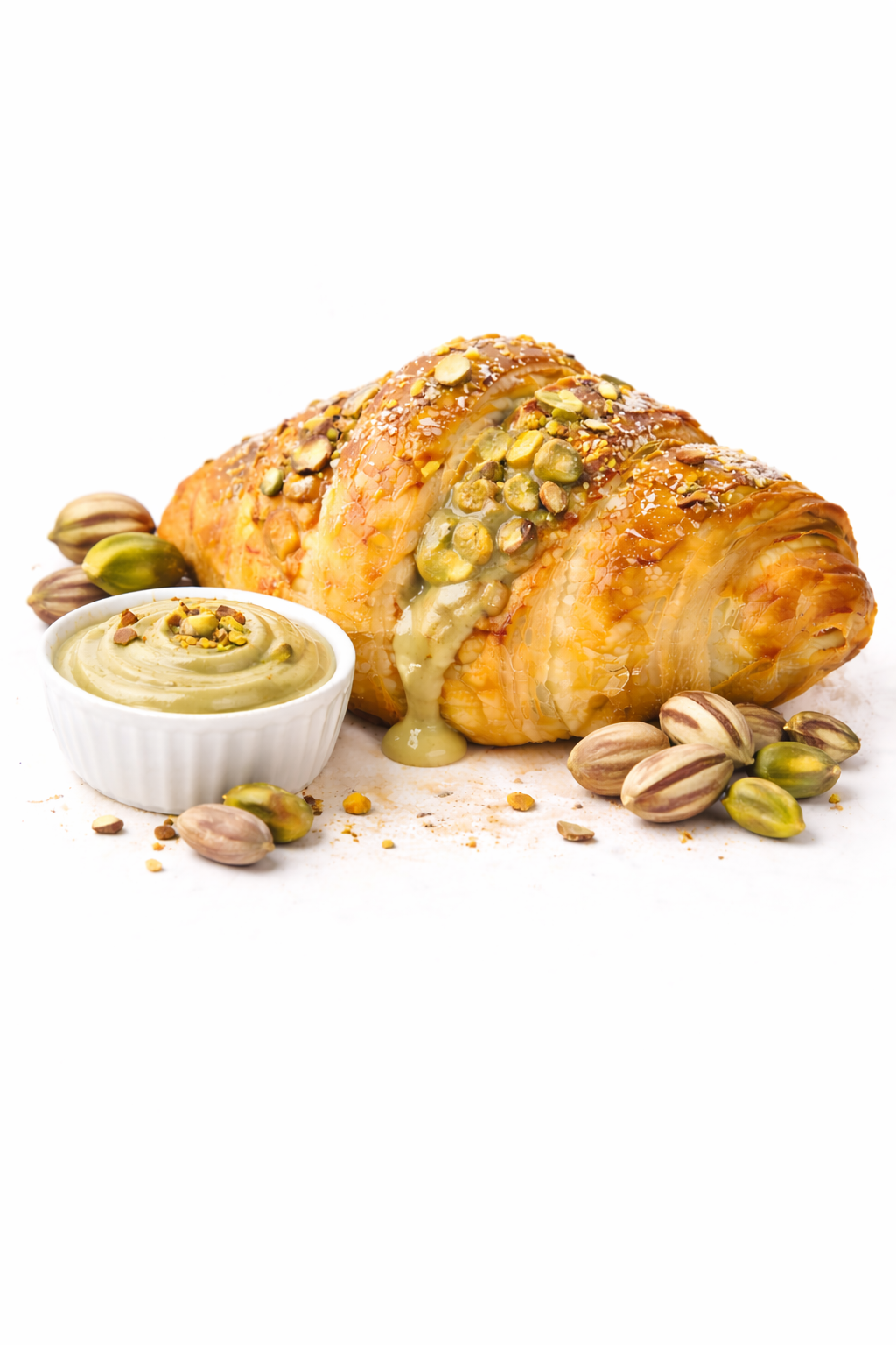 Schokoladen-und Nussbasierte Croissants