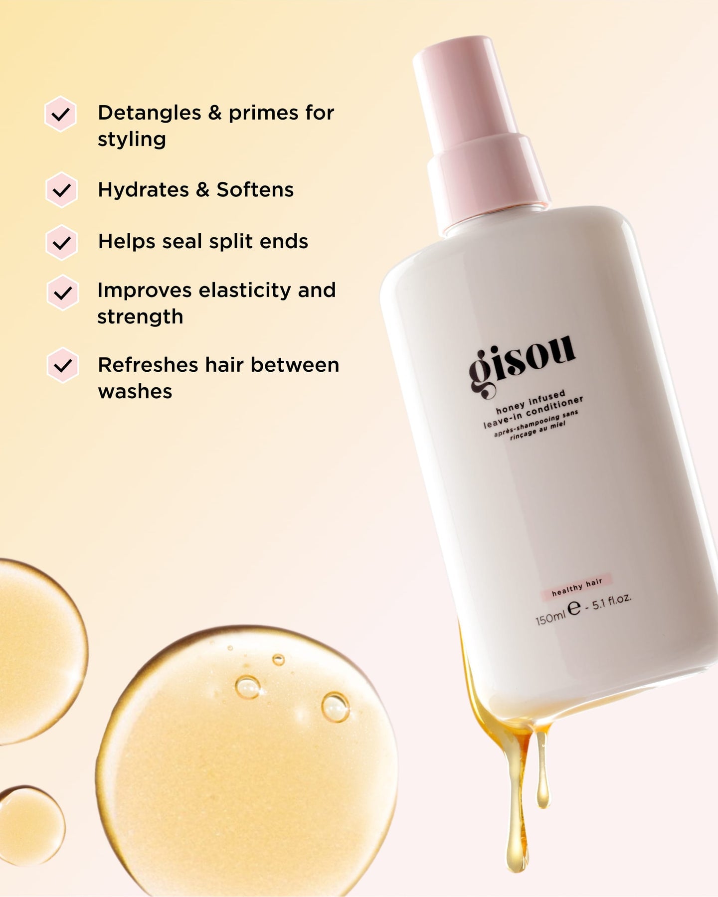 Honig angereicherter Leave-In-Conditioner
