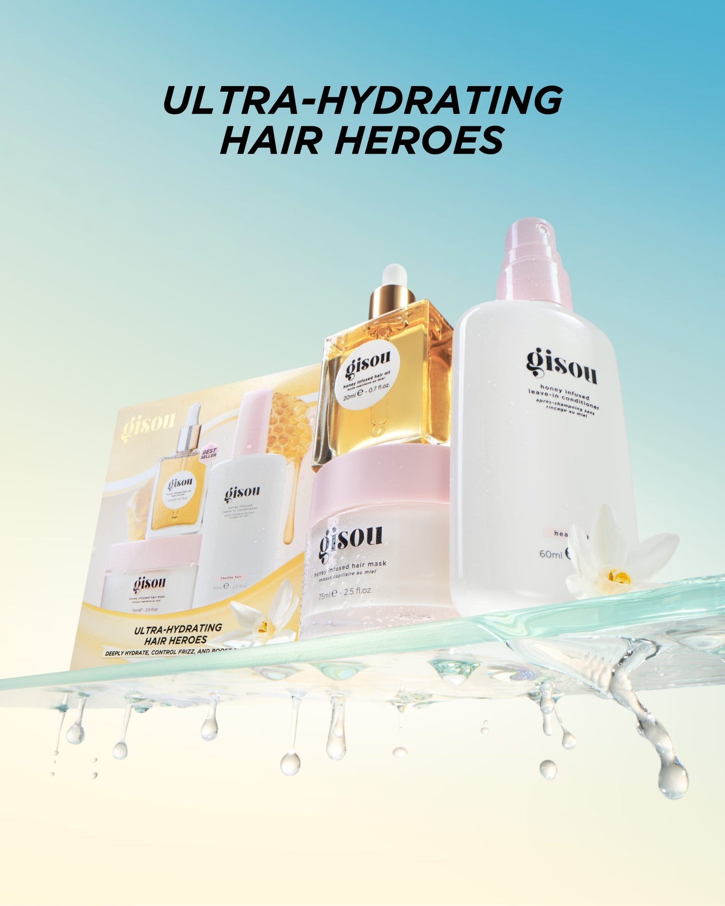 Ultra hydratisierende Haarhelden