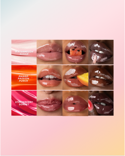 Lip Oil getöntes Trio