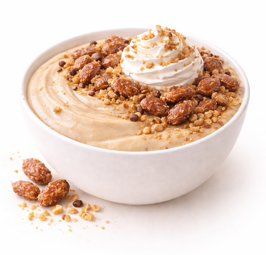 Gebrannte Mandel Smoothie Bowl