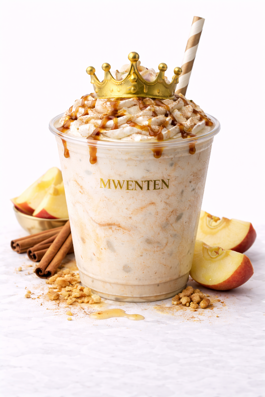 Apfel-Zimt Milchshake