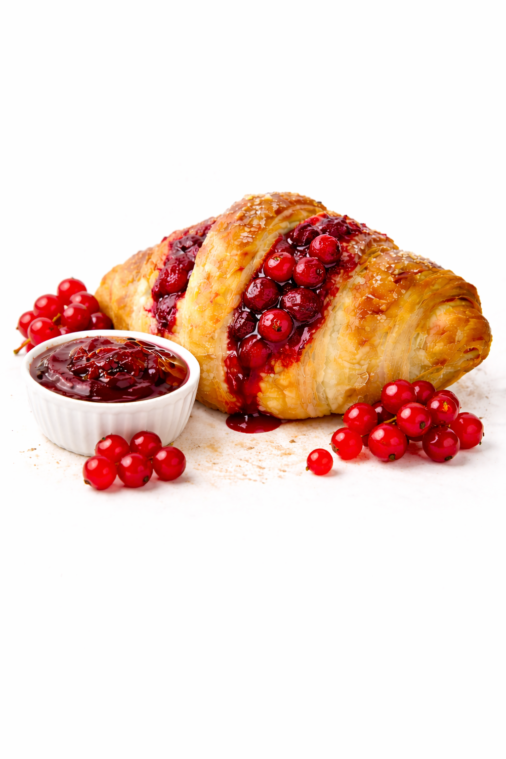 Fruchtbasierte Croissants