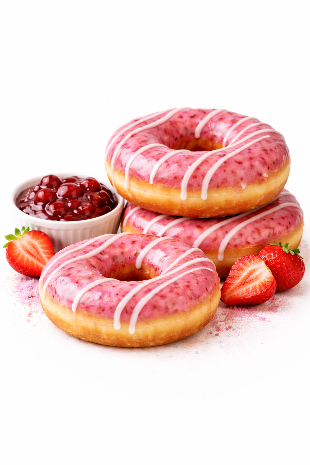 Fruchtbasierte Donuts