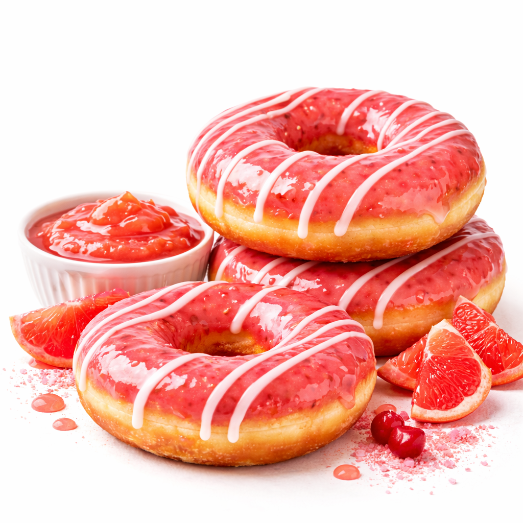 Fruchtbasierte Donuts