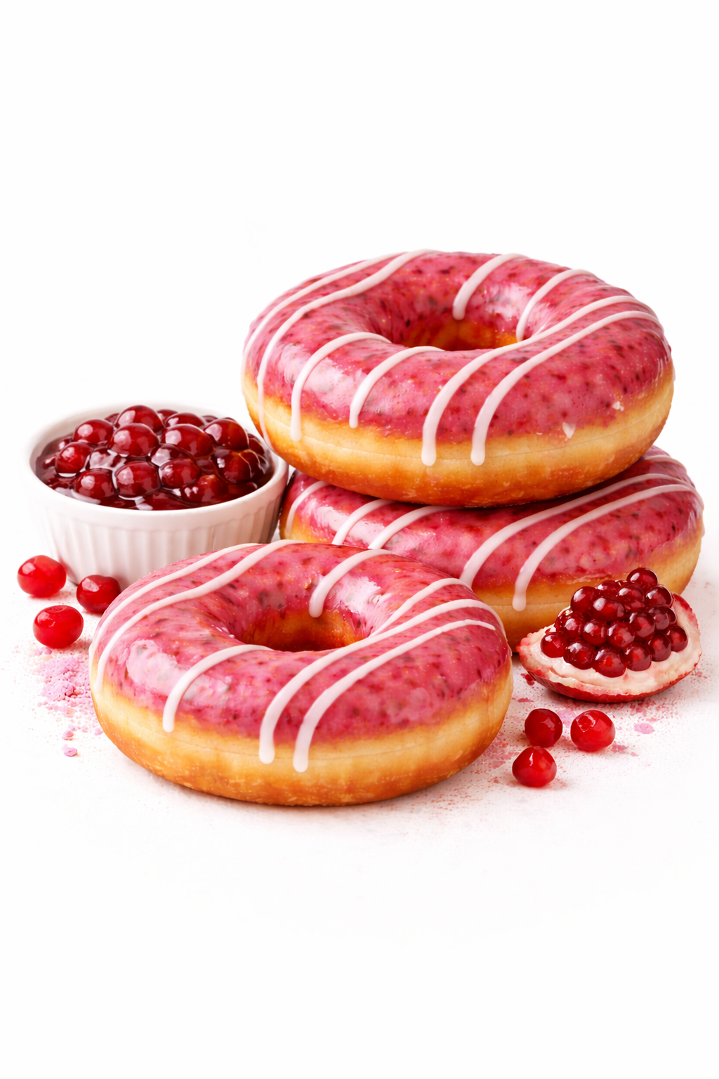 Fruchtbasierte Donuts