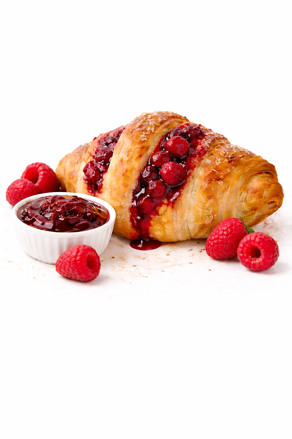 Fruchtbasierte Croissants