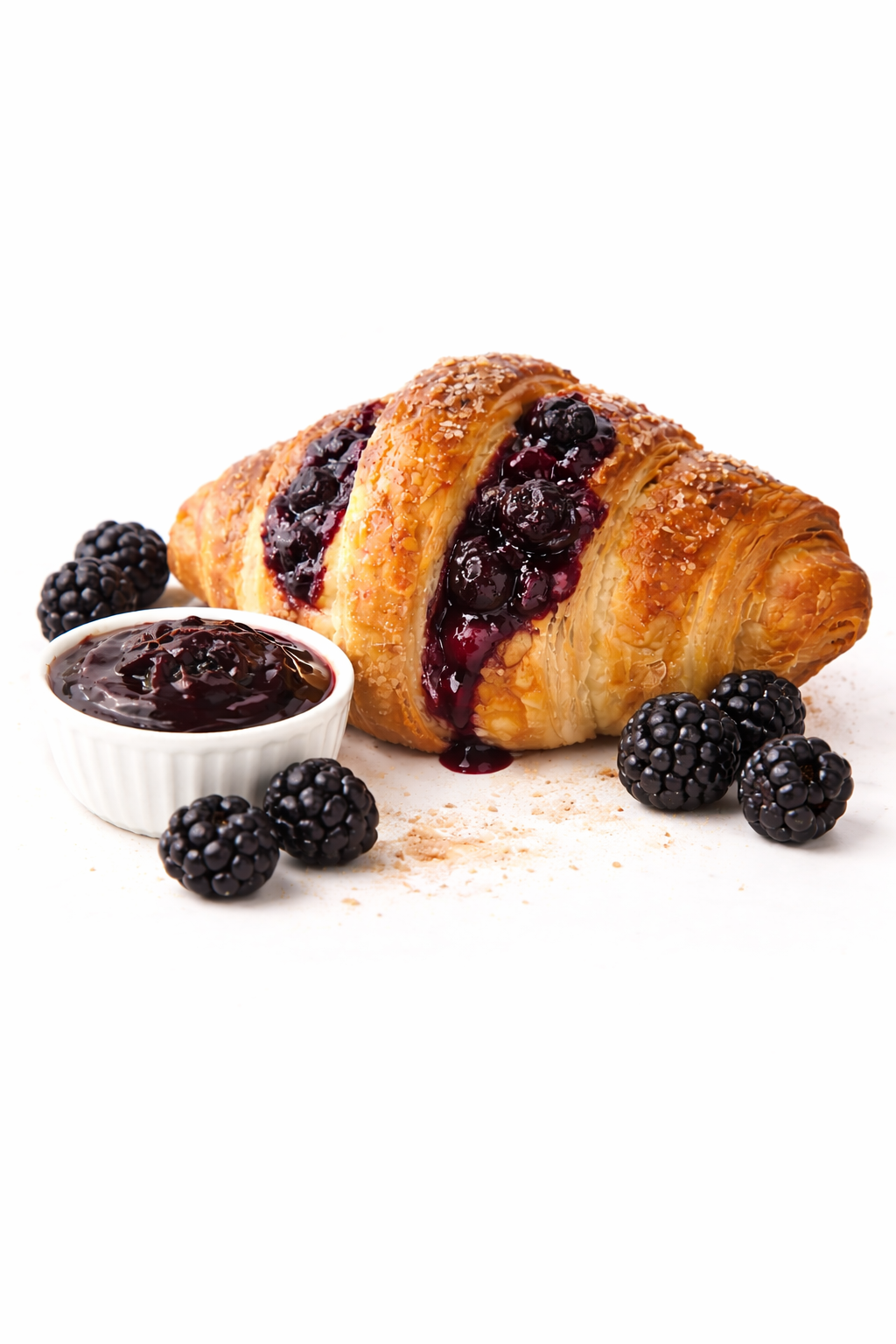 Fruchtbasierte Croissants