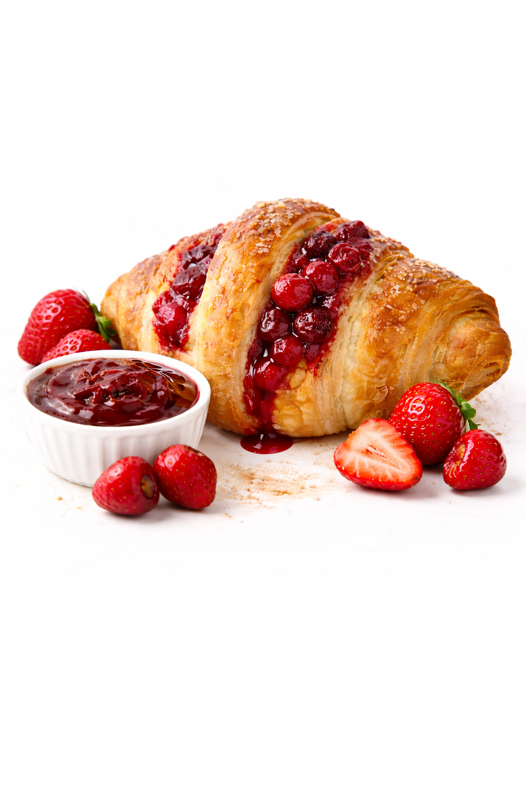 Fruchtbasierte Croissants